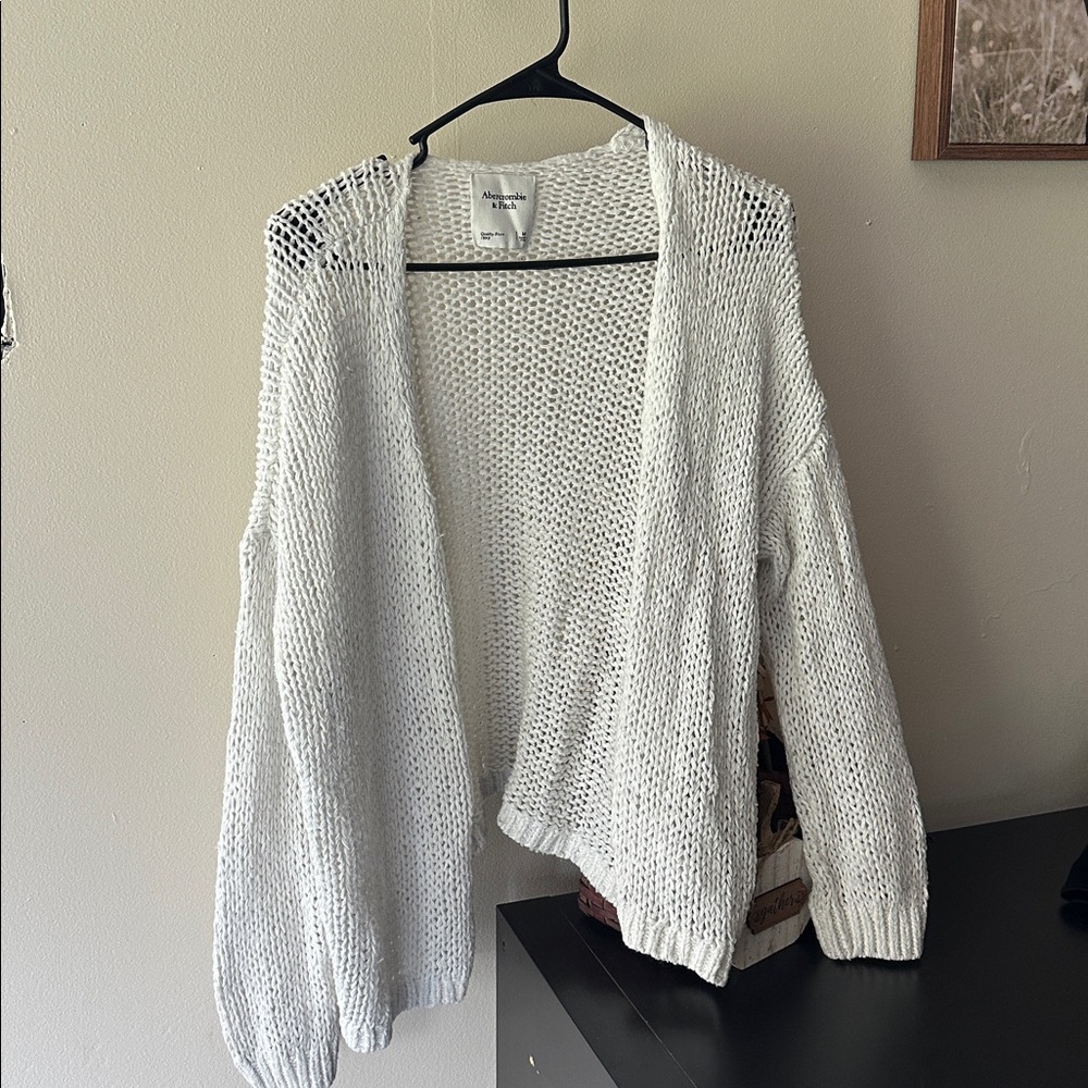 Abercrombie & Fitch Cream Knit Sweater